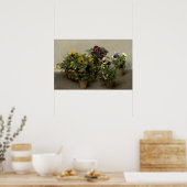 Poster Fantin-Latour - Pansies (Cuisine)
