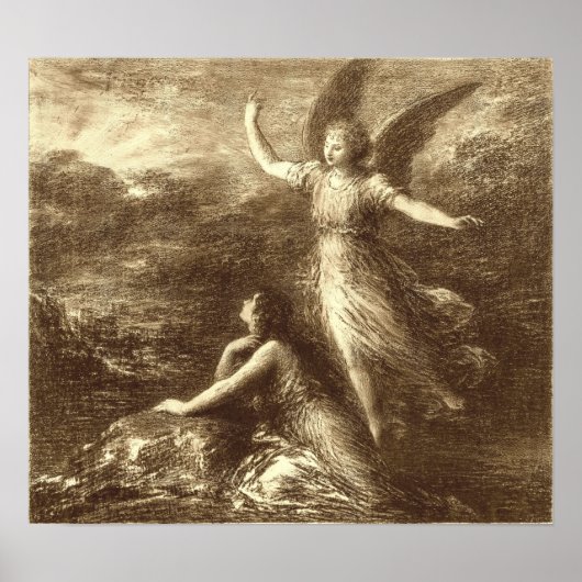 Poster Fantin-Latour - Paradis Et La Peri (Devant)