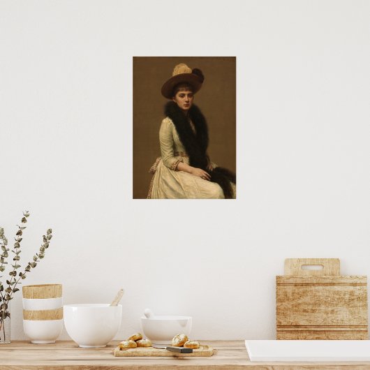 Poster Fantin-Latour - Portrait De Sonia (Cuisine)