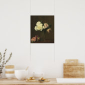 Poster Fantin-Latour - Roses (Cuisine)