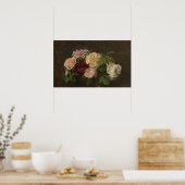 Poster Fantin-Latour - Roses De Nice Sur Une Table A (Cuisine)