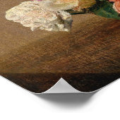 Poster Fantin-Latour - Roses Et Lys (Coin)