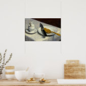 Poster Fantin-Latour - Vie morte avec pot de moutarde 186 (Cuisine)