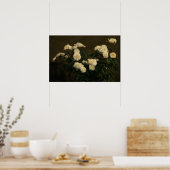 Poster Fantin-Latour - Vie Toujours Vie Des Roses Blanche (Cuisine)