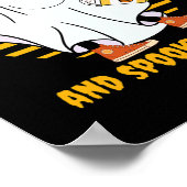 Poster Fantôme Citrouille épice Latte Automne Vibe Hallow (Coin)