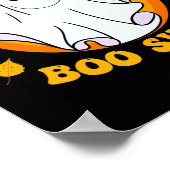 Poster Fantôme Citrouille épice Latte Automne Vibe Hallow (Coin)