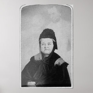 Poster Fantôme d'Abraham Lincoln avec Mary Lincoln 1869