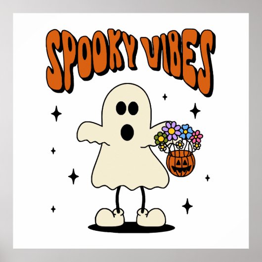 Poster Fantôme d'ambiance effrayante (Devant)