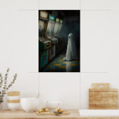 Poster Fantôme dans une salle d'arcade abandonnée, Affich (Cuisine)