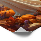 Poster Fantôme d'automne - Cosy Halloween & Automne Poste (Coin)