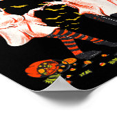 Poster Fantôme de danse avec le Graph féminin d'Halloween (Coin)