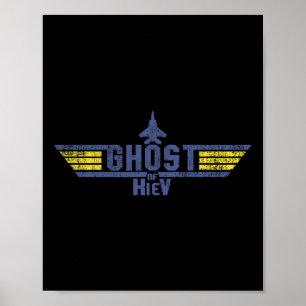 Poster Fantôme de Kiev Pilote ukrainien as Putine Je suis