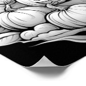 Poster Fantôme De La Couleur Du Patch Citrouille Vous-Mêm (Coin)