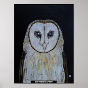 Poster Fantôme de la nuit Peinture par Alfred Fox