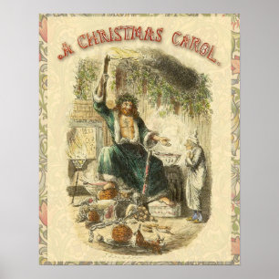 Poster Fantôme de Noël Présent Scrooge