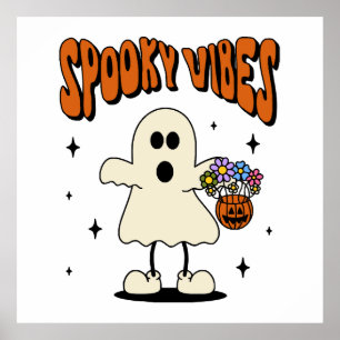 Poster fantôme des ondes éffrayantes