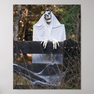 Poster Fantôme d'Halloween - Beaux-Arts