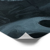 Poster Fantôme d'Halloween, chat et Skuls (Coin)