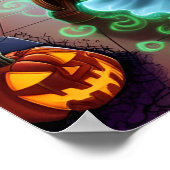 Poster Fantôme en vitrail d'orgue (Coin)