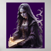 Poster Fantôme Gothique Lecture D'Un Livre D'Évangiles Pa (Devant)