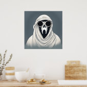 Poster Fantôme - Halloween (Cuisine)