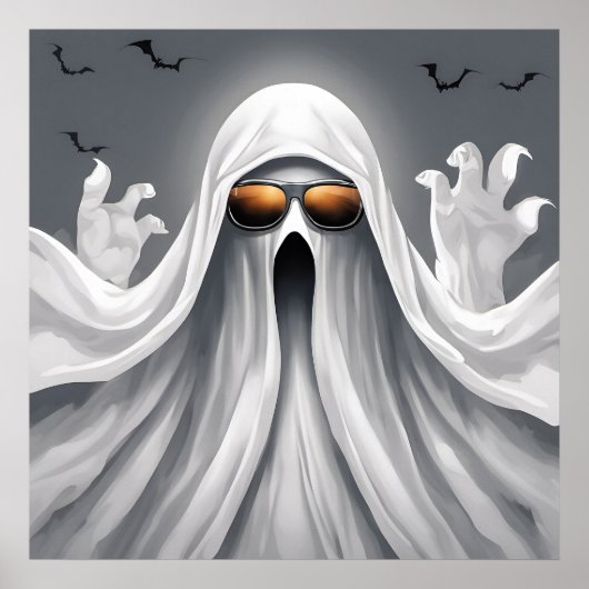 Poster Fantôme - Halloween (Devant)