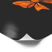 Poster Fantôme Mignon avec Ruban Design Halloween_1 (Coin)