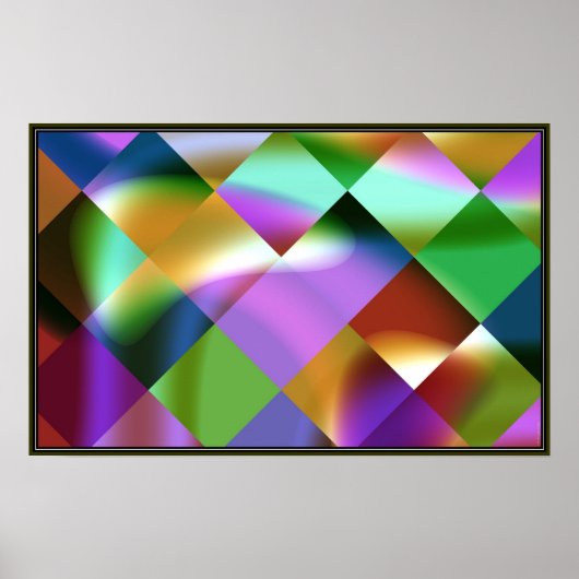 Poster Fantômes de damier. (Devant)