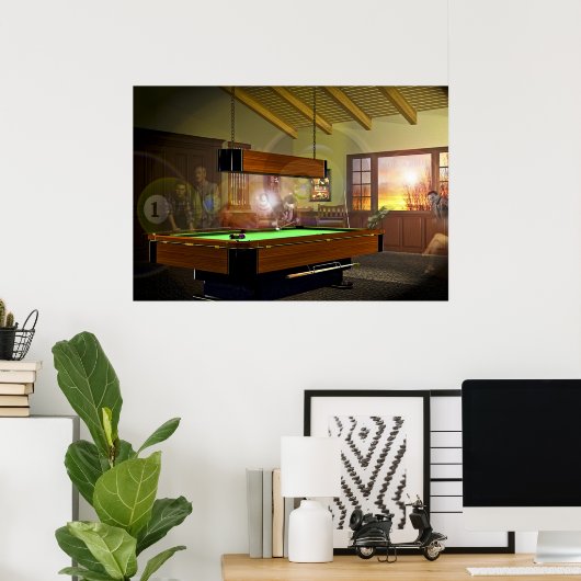 Poster Fantômes de pool (Bureau à domicile)