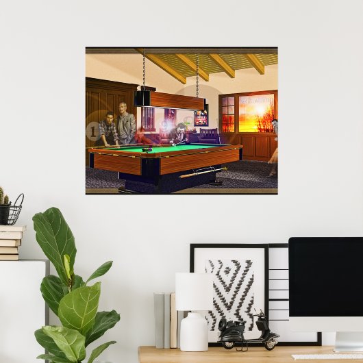 Poster Fantômes de pool (Bureau à domicile)