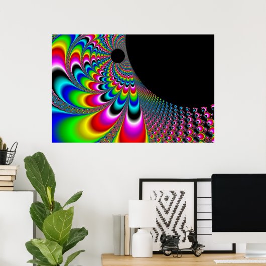Poster Fanyc - Mandelbrot Fractal Art (Bureau à domicile)