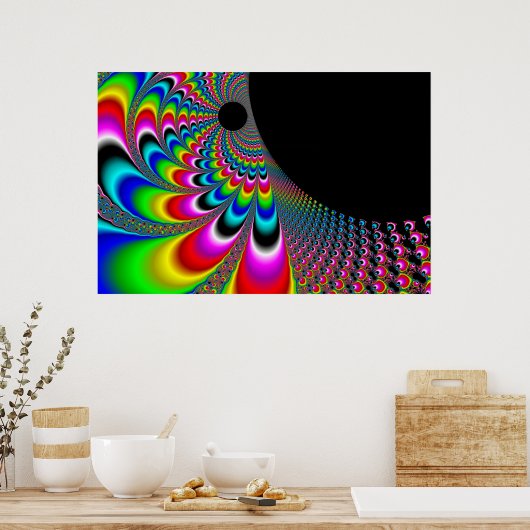 Poster Fanyc - Mandelbrot Fractal Art (Cuisine)