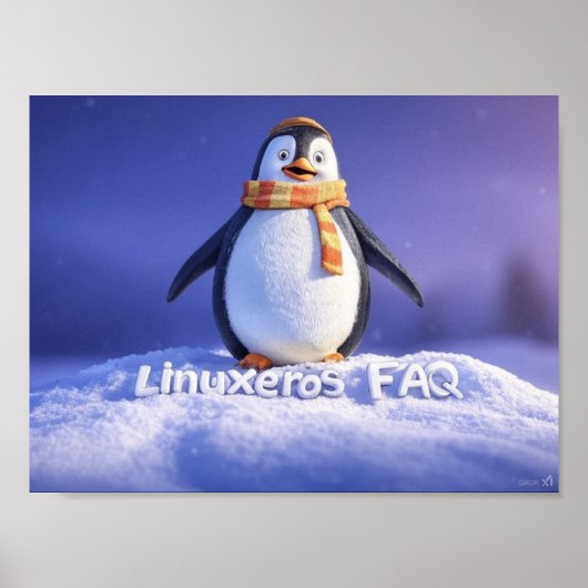 Poster FAQ Linuxeros (Devant)