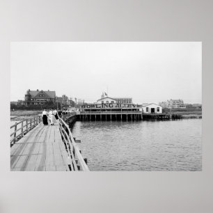 Poster Far Rockaway From the Inlet, 1904