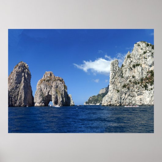 Poster Faraglioni Capri (Devant)
