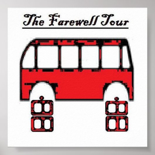 Poster Farewell Tour (Voorkant)