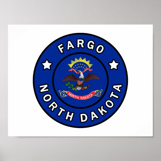 Poster Fargo Dakota du Nord (Devant)