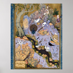 Poster Farid al-Din 'Attar The Concourse of Birds
