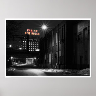 Poster Farine cinq Roses