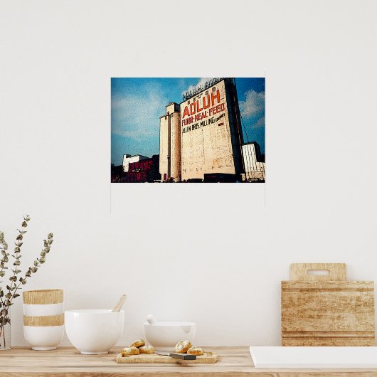 Poster Farine d'Adluh (Cuisine)