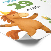 Poster Farm Animals First Year Milestone Sign (Coin)