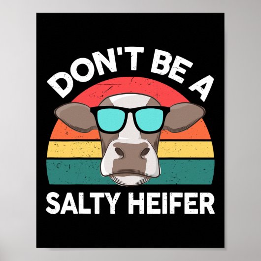 Poster Farm- Ne Pas Être Une Femme Salty-Heifer Hommes En (Devant)