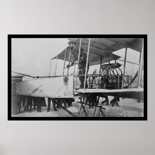 Poster Farman remporte le prix Deutsch-Archdeacon 1908 (Devant)