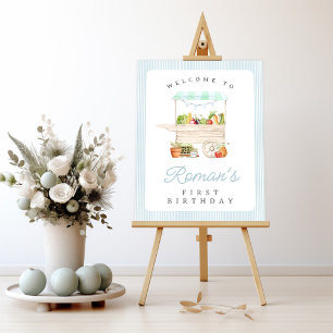 Poster Farmers Market Vegetable Stand Anniversaire Bienve