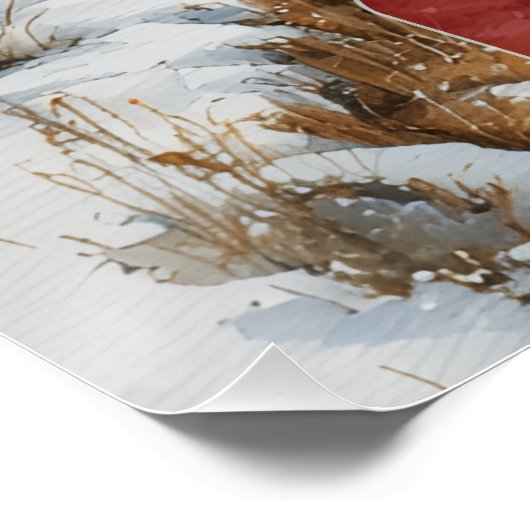 Poster Farmhouse Christmas Magic Vintage Rustic (Coin)