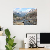 Poster Farnham Jumbo Mountain Melting Glacier Cross (Bureau à domicile)