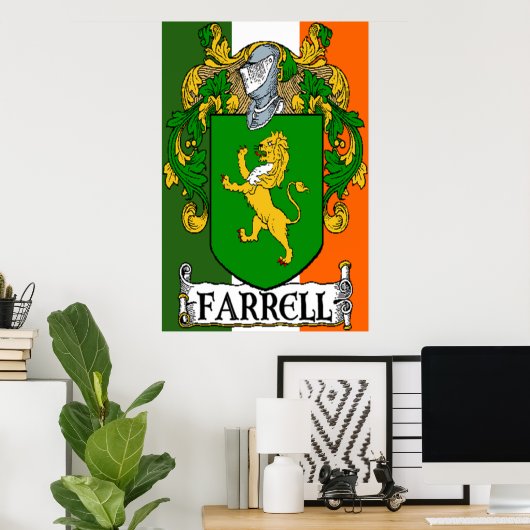 Poster Farrell Armoiries Imprimer (Bureau à domicile)