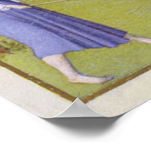 Poster Fascimile of June : Haymaking (Coin)