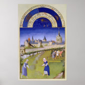 Poster Fascimile of June : Haymaking (Devant)