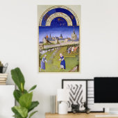 Poster Fascimile of June : Haymaking (Bureau à domicile)